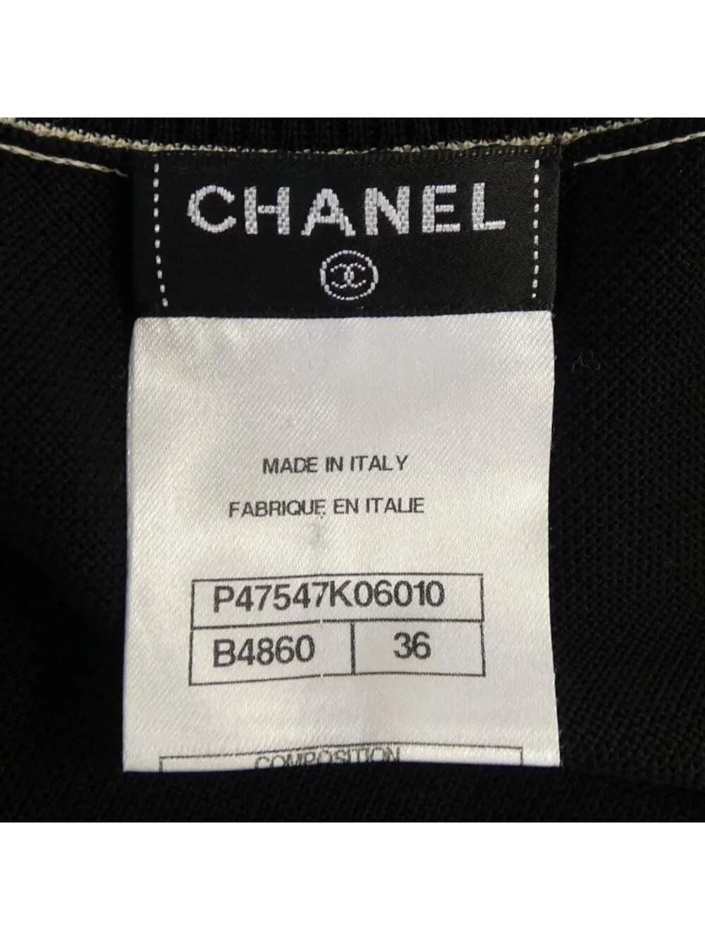 Chanel Long Cardigan Black